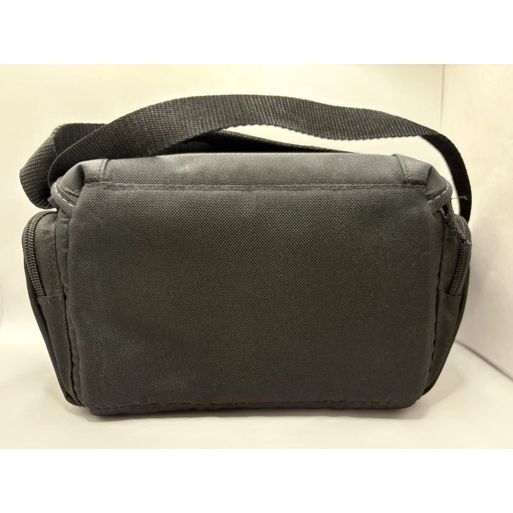 Sony Camera Shoulder Bag Black Nylon Padded Case with Adjustable Dividers